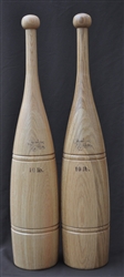 10lb Oak Indian Clubs - Pair