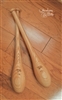 2lb Victorian Teardop Clubs - Oak - Pair