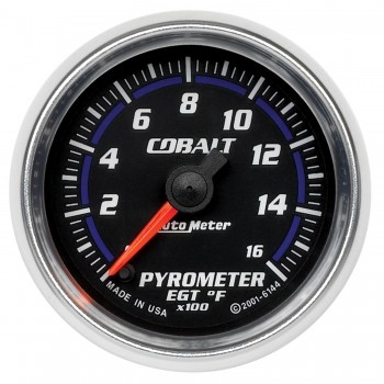 Auto Meter Pyrometer (EGT) 0-1600 degree Cobalt Series