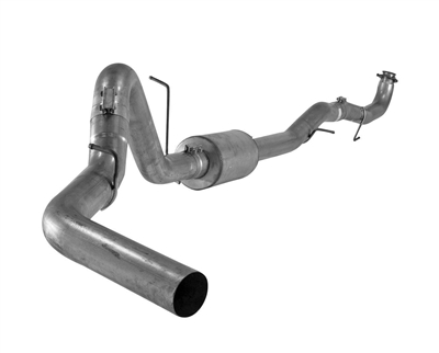 Flo-Pro 4" Down Pipe Back Aluminized Exhaust for 2015.5-2016 Duramax Diesel