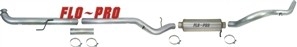 Photo of a 4" Flo Pro stainless steel exhaust system for 2001-2007 Duramax  6.6L LB7, LLY, LBZ