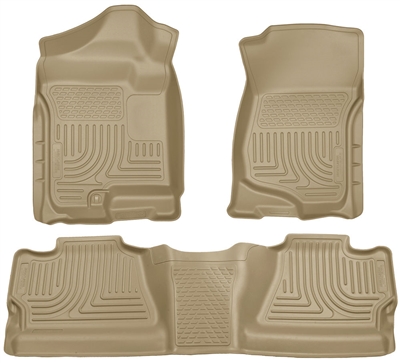 Husky Liners Weatherbeater Floor Mat Set Tan