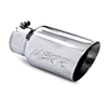 MBRP 4x6" Polished T-304 Stainless Steel Diesel Dual Wall Exhaust Tip Angle Cut