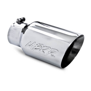 MBRP 4x6" Polished T-304 Stainless Steel Diesel Dual Wall Exhaust Tip Angle Cut