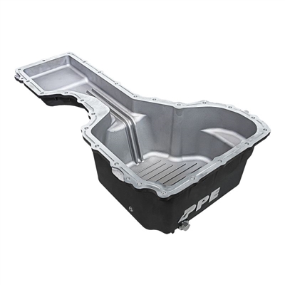 PPE 6.6L Duramax Deep Sump Oil Pan 2017-Up L5P Black