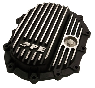 PPE Front Aluminum Diff Cover Brushed Black Finish 2011-Up LML 4WD