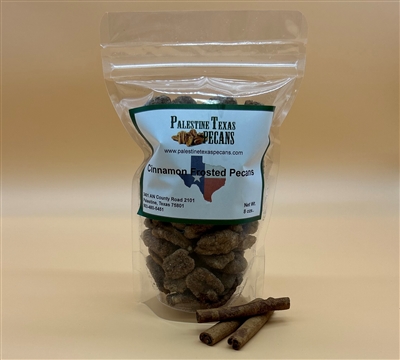 Cinnamon Frosted Pecans at Palestine Texas Pecans