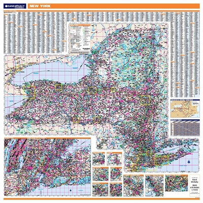 New York Highway City County map