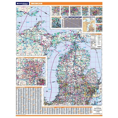 Michigan Highway City County map