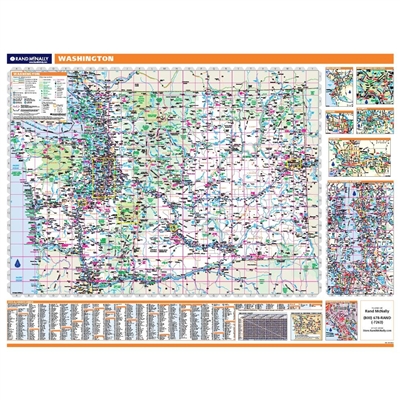 Washington Highway City County map