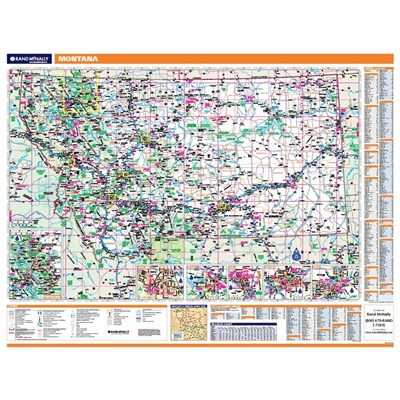 Montana Highway City County map