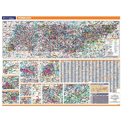 Tennessee Highway City County map