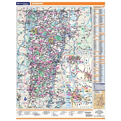 Vermont Highway City County map