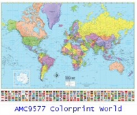 Colorprint world map