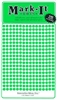 600 Green 1/8" map stick-on map dots