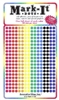 600  Mixed Colors Solid  1/8" map stick-on map dots