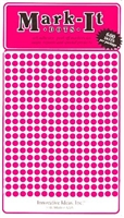 600 pink 1/8" map stick-on map dots