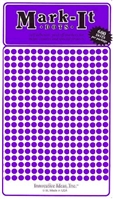 600 Purple 1/8" map stick-on map dots