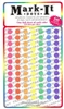 840 stick-on dots 1/4" map stickers