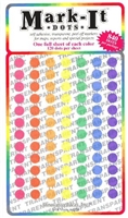 840 stick-on dots 1/4" map stickers