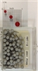 Gray, medium, round-head Map Pins 100/box. 1/8" head and 5/16" shaft length.