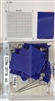 #r600 series  dark blue, rectangular shaped map pins / flags. 25 to box. 1/8" clear headed pin