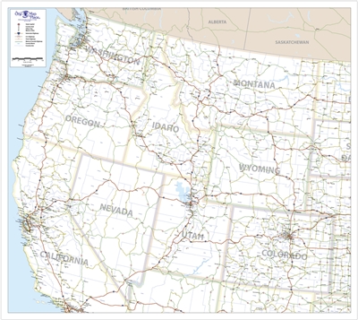 One Map Place Northwest United States Map