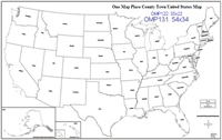OMP131 U.S. Outline map
