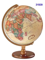 HASTINGS 12" INCH GLOBE ANTIQUE RAISED-RELIEF