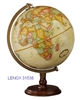 LENOX 12" INCH GLOBE ANTIQUE RAISED-RELIEF