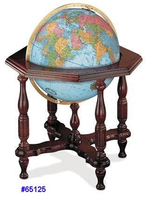 STATESMAN 20" inch BLUE OCEAN Lighted Globe