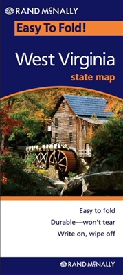 West Virginia Easy To Fold map