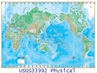 USGS33992 physical world map
