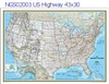 National Geographic U.S.Highway Political Map