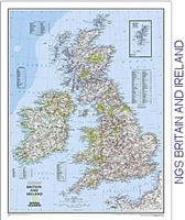 National Geographic Britain and Ireland map