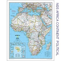National Geographic Africa Map