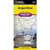 Argentina fold map national geographic adventure map