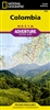 Colombia fold map national geographic adventure map