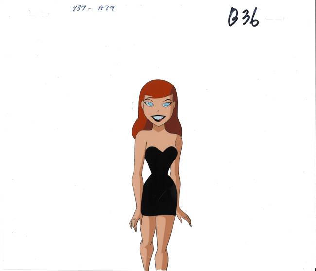 Original Production Cel of Barbara Gordon from New Batman Adventures