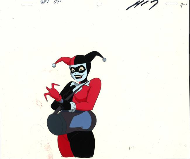 Original Production Cel of Harley Quinn from New Batman Adventures