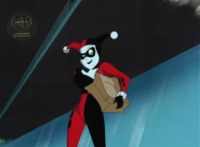 Original Production Cel of Harley Quinn from New Batman Adventures