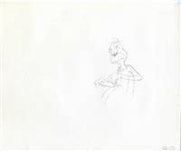 Original Production Drawing of the Grinch from Grinch Grinches the Cat in the Hat (1982)