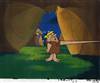 Original Production Cel of Barney Rubble from the Flintstones (1960s)