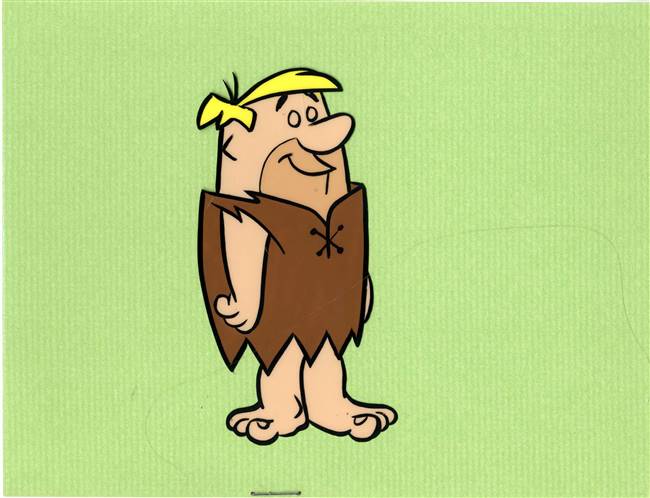 Original Production Cel of Barney Rubble from the Flintstones (1960s)