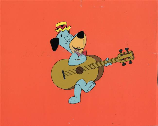 Original Production Cel of Huckleberry Hound from Hanna Barbera (1960s)