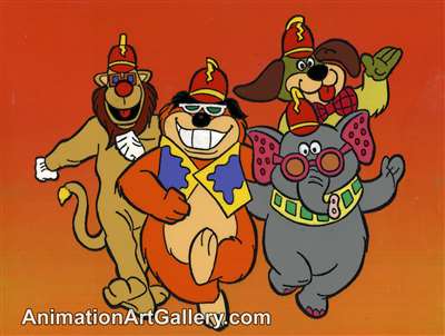 Publicity Cel of the Banana Splits from Hanna-Barbera Studio