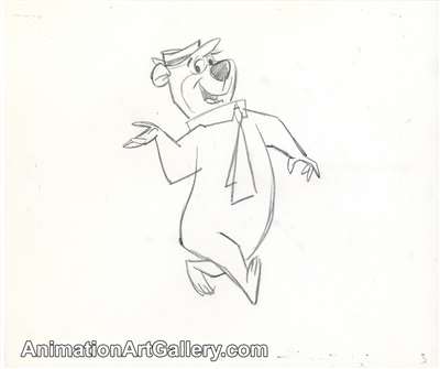 Concept Piece of Yogi Bear from  The New Yogi Bear Show (1988 -1989)