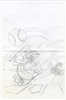 Original Publicity Drawing of Tom and Jerry playing baseball from Hanna Barbera (2000s)