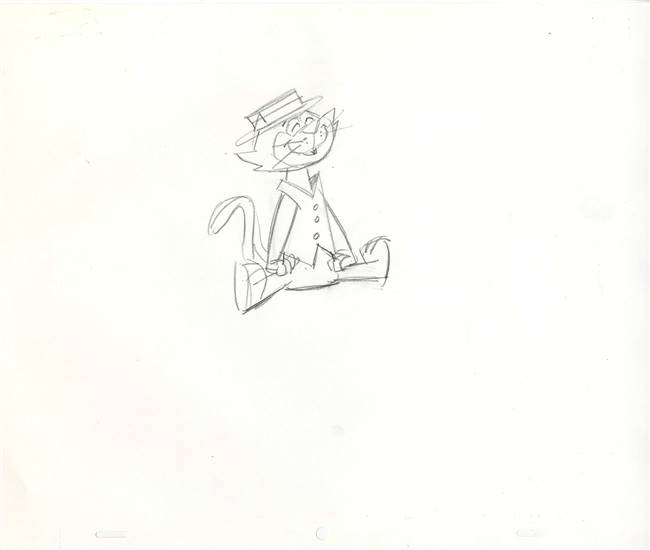 Publicity Drawing of Top Cat from Hanna Barbera