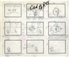 Original Storyboards of Snooper and Blabber from Hula-Hula-Hullaballoo (1960)